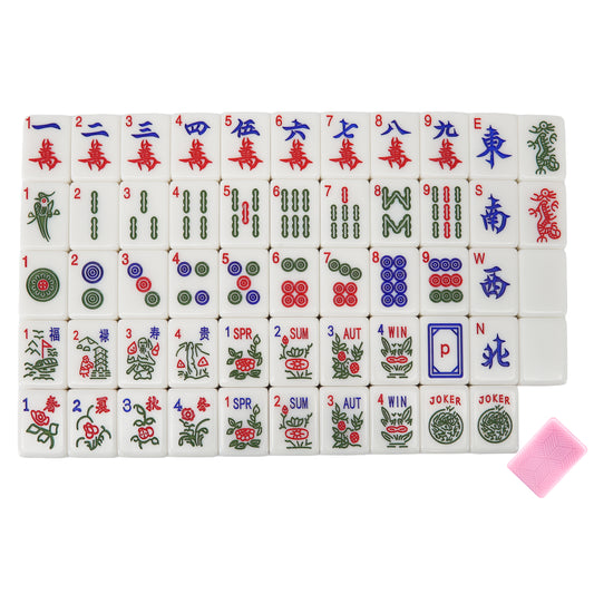 Romantic Snowflakes Mahjong Set