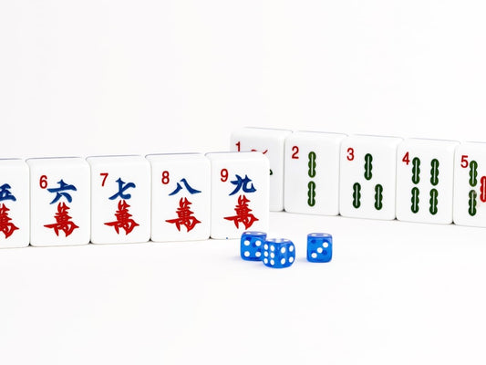 Navy Blue Mahjong Set