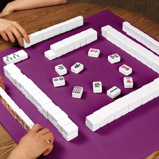 Velvet Purple Mahjong Mat