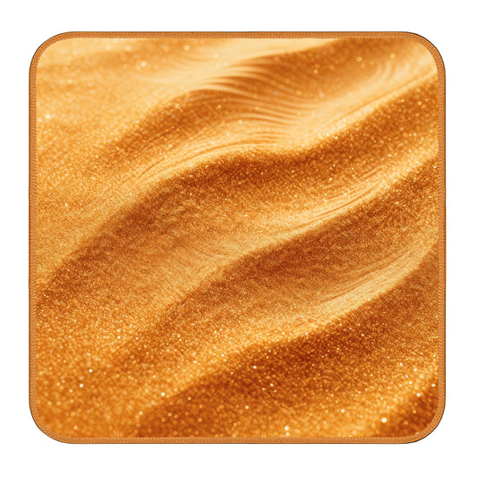 Close up texture of desert sand design mahjong play mat