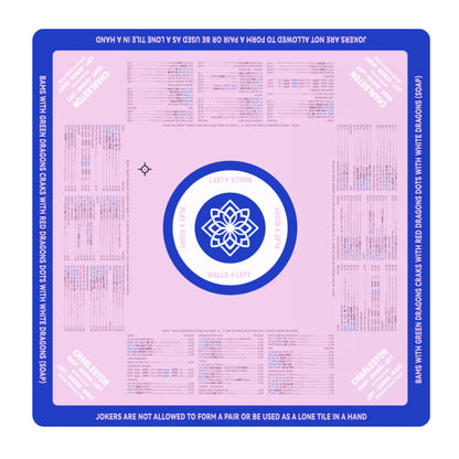 Auspicious Lotus Mahjong Mat