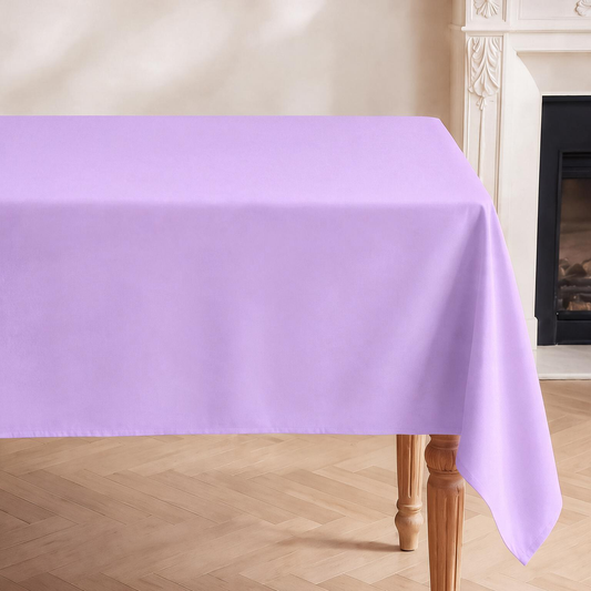 Lavender Mahjong Tablecloths for Card Tables, Square Table Cover