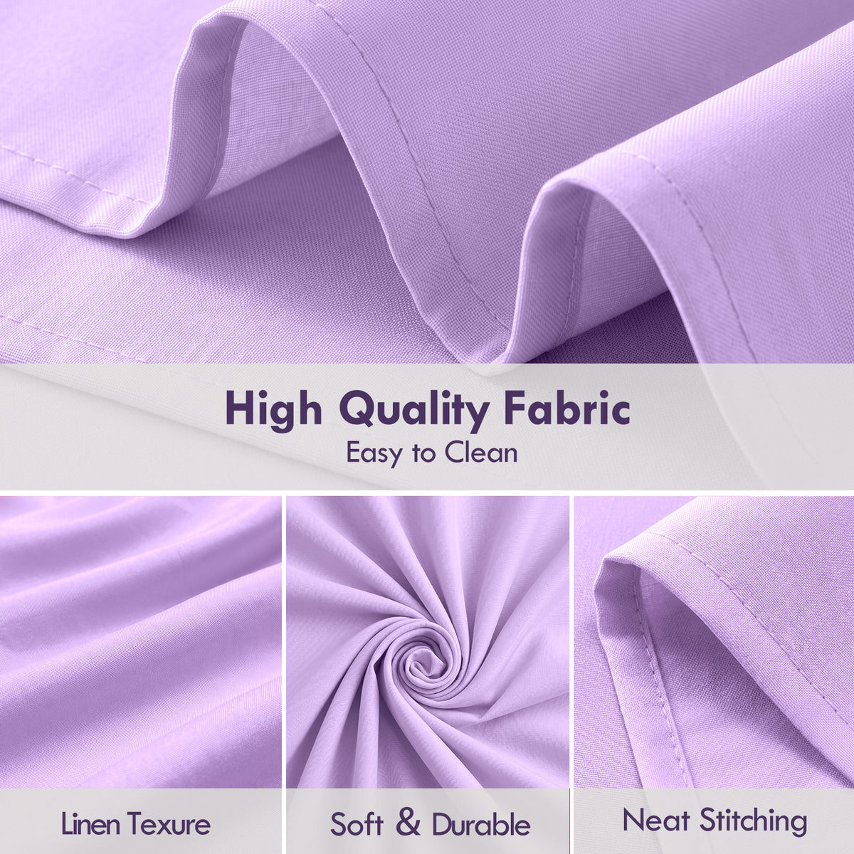 Lavender Mahjong Tablecloths for Card Tables, Square Table Cover