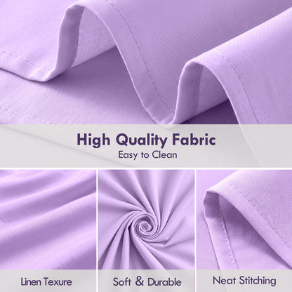 Lavender Mahjong Tablecloths for Card Tables, Square Table Cover