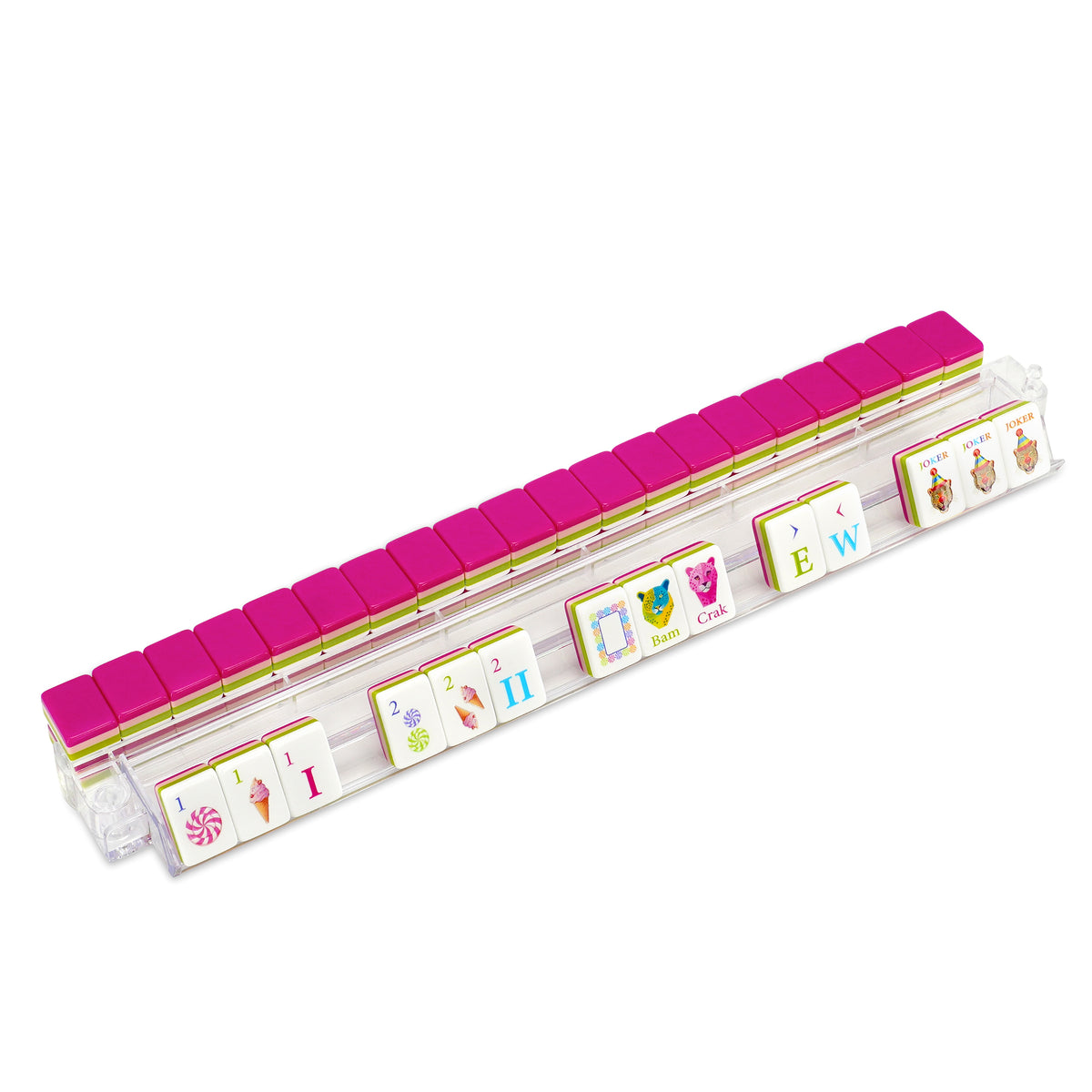 Luxury Pink Panther Mahjong Set | Designer Engraved 4-Layer Mahjong Tiles
