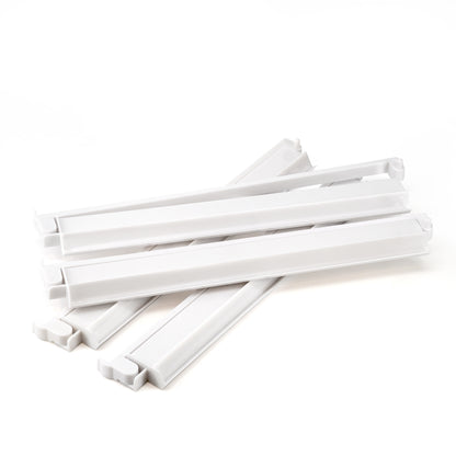 White Acrylic Rack & Pusher Set