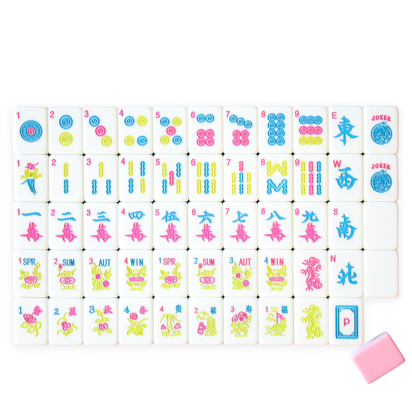 Cotton Candy Mahjong Set