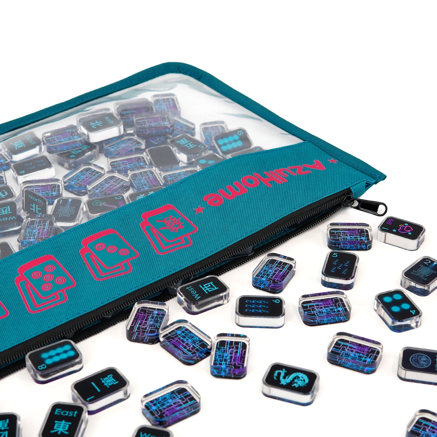 Neon Mahjong Bag