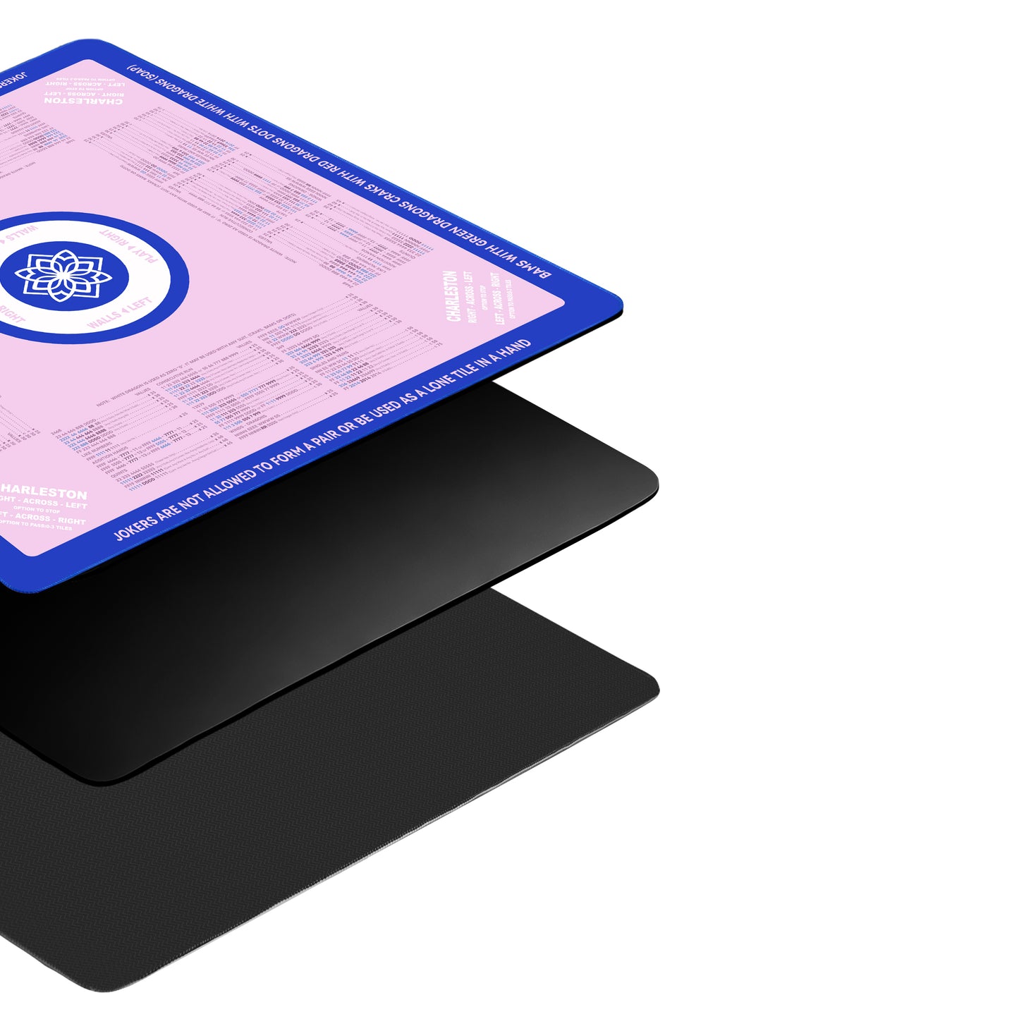 Auspicious Lotus Mahjong Mat