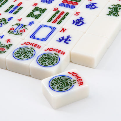 Ink Painting Mahjong Set (White)