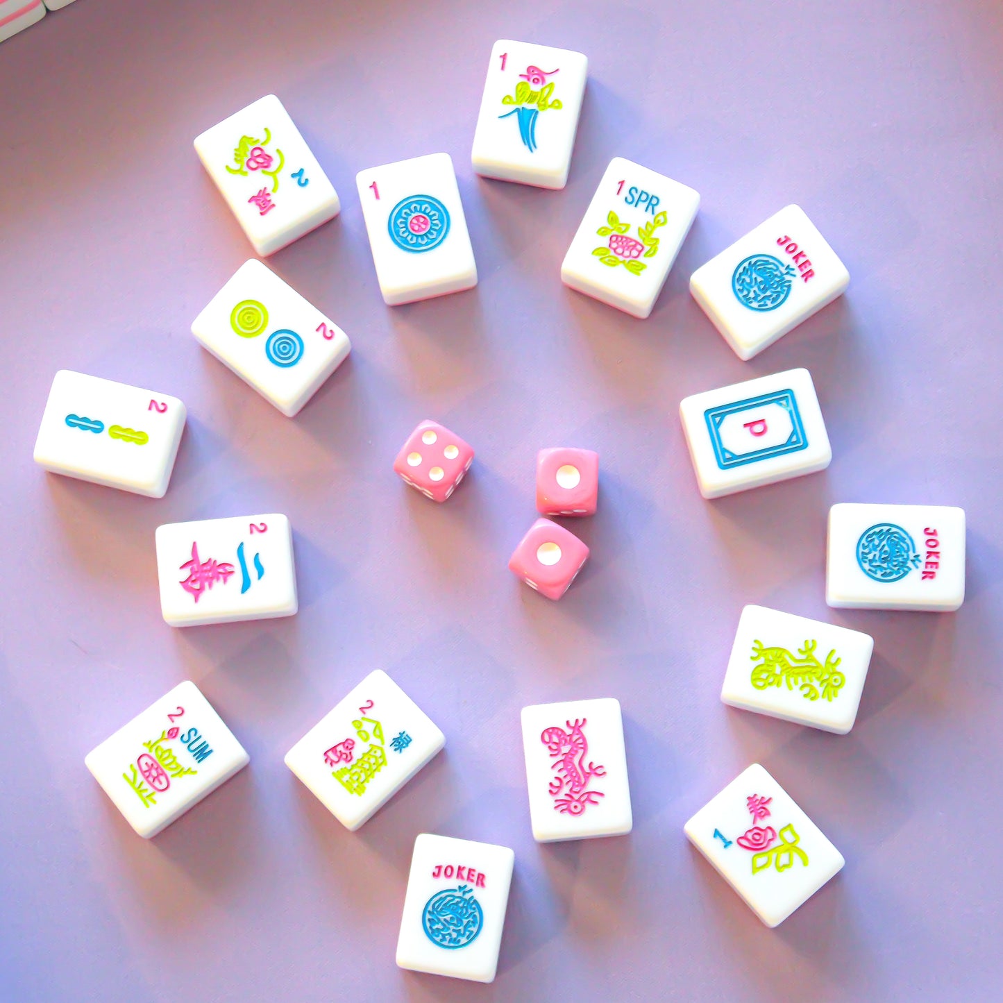 Cotton Candy Mahjong Set