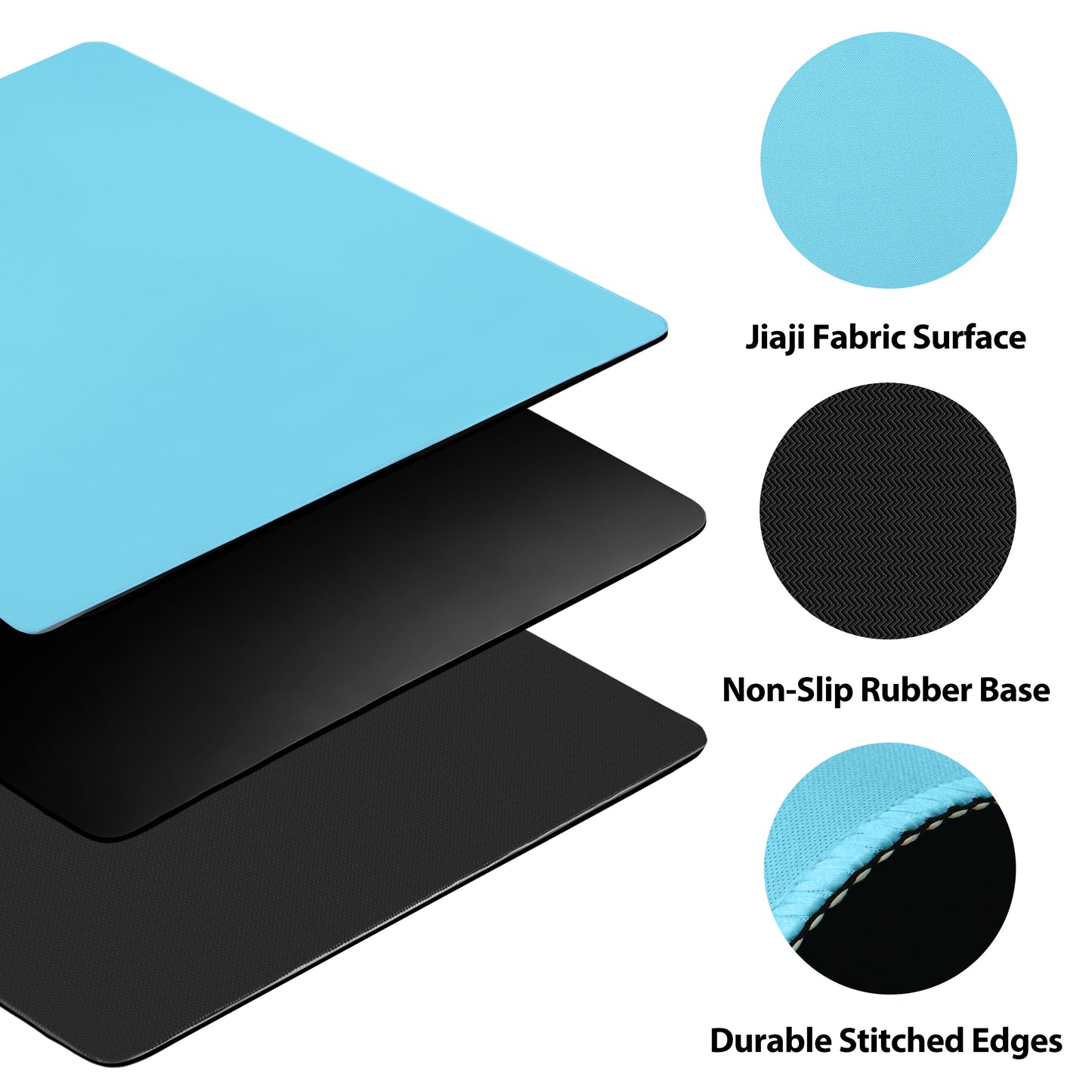 Macaron Saltwater Mahjong Mat Durable Edges