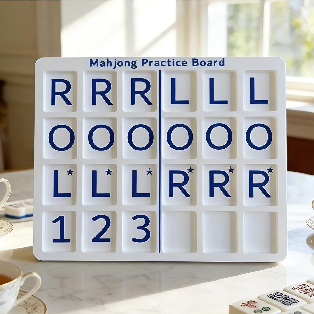 Mahjong Solo Practice Board - Blue