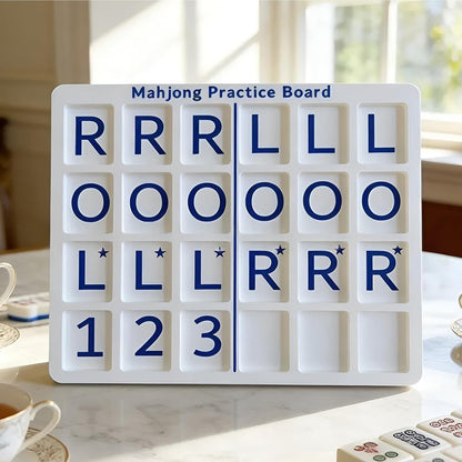 Mahjong Solo Practice Board - Blue