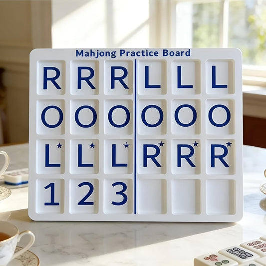 Mahjong Solo Practice Board - Blue