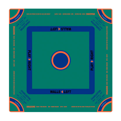 Green Jade Mahjong Table Mat with non‑slip, noise‑reducing surface for gameplay