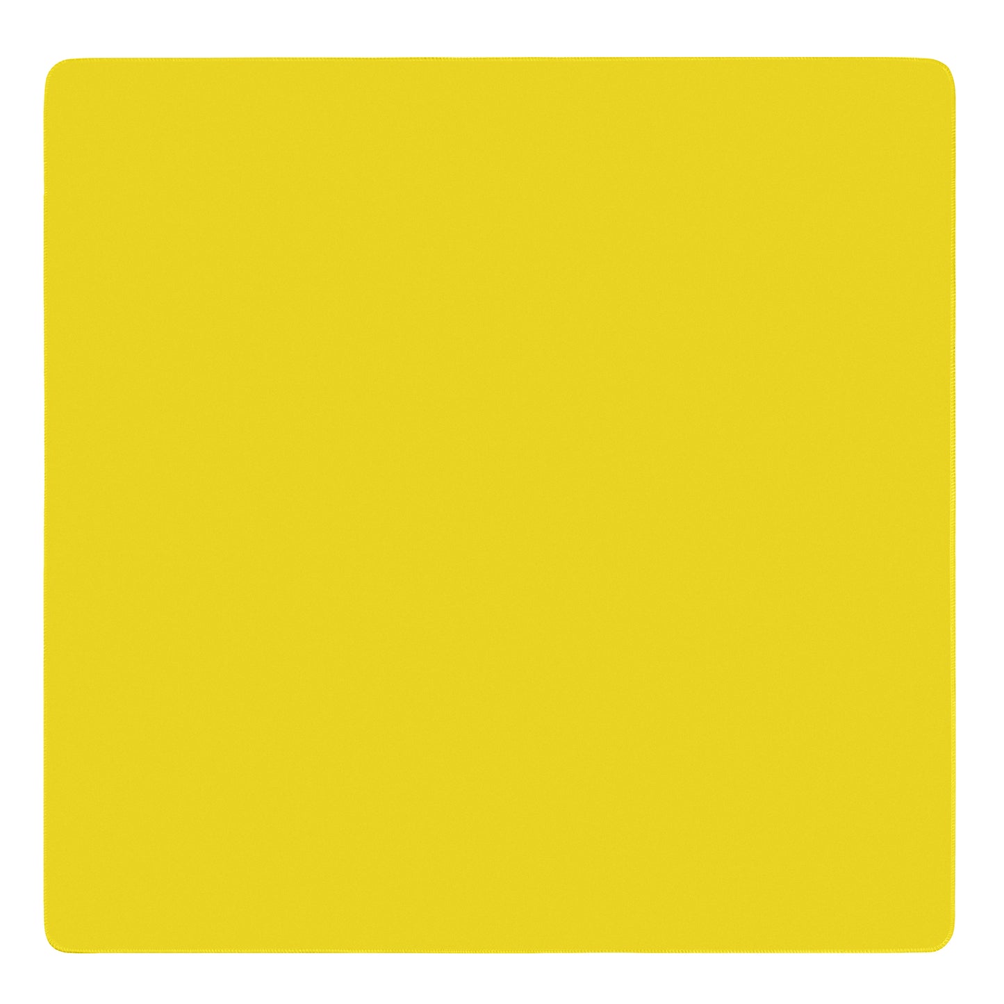 Top view of the Lemon Yellow Mahjong Mat with bright yellow surface and clear layout