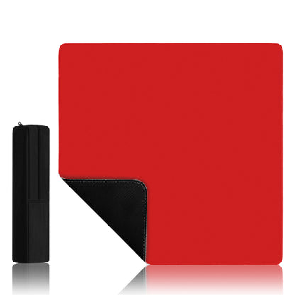 Magic Red Mahjong mat with tiles arranged for American Mahjong play