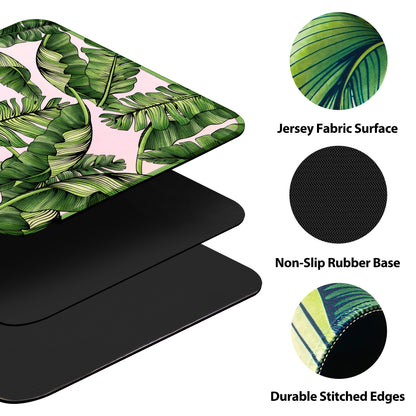 Mahjong play mat with stitched edges, non slip rubber base, and smooth surface